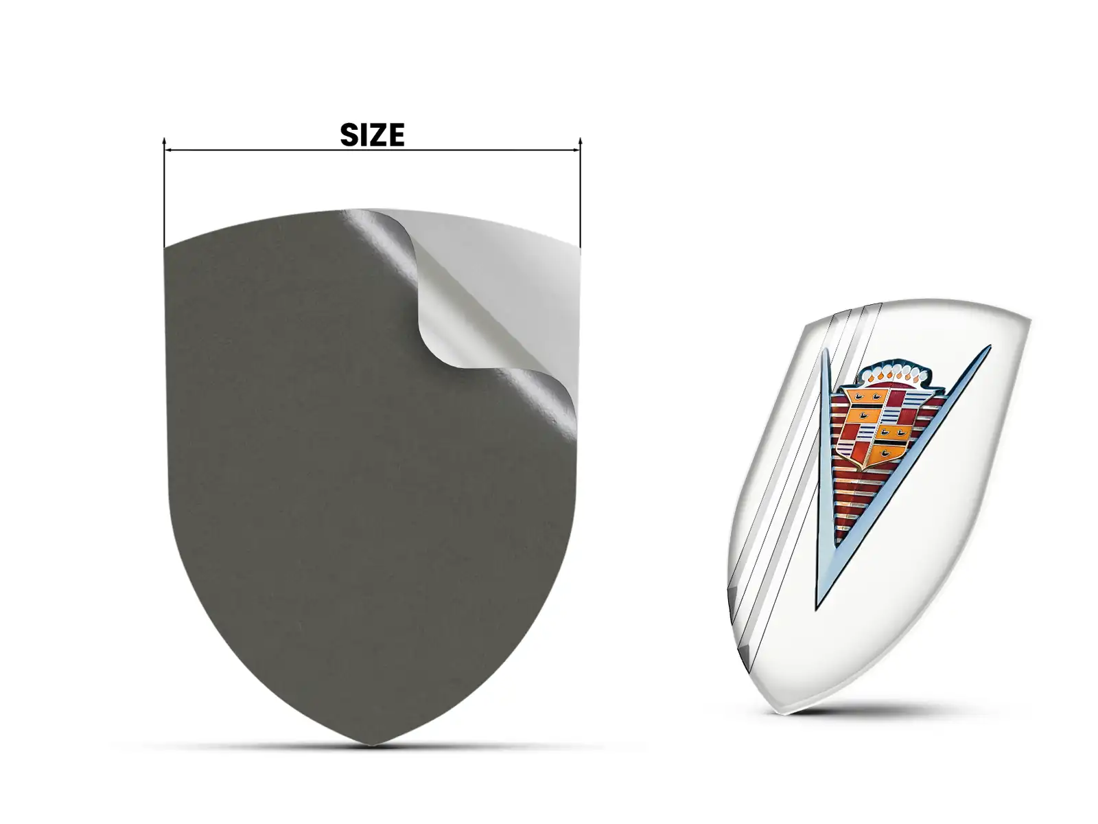 Cadillac Silikon Abzeichen Logo Tuning Racing Domes Edition ST